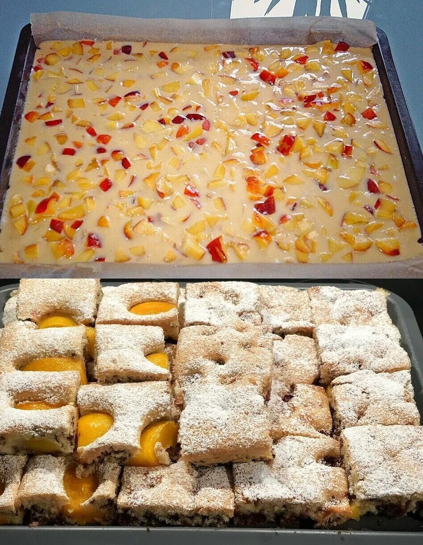 Super Einfacher Blechkuchen, Dessert aus der Kindheit - rezepte Super Einfacher Blechkuchen, Dessert aus der Kindheit - rezepte