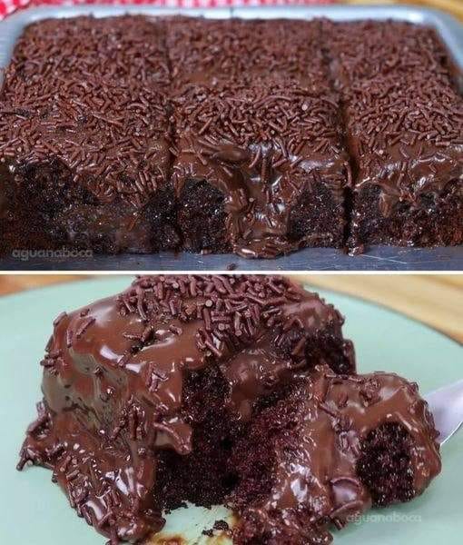Blitzschneller Schokokuchen in 2 bis 3 Minuten bereit für den Ofen ...