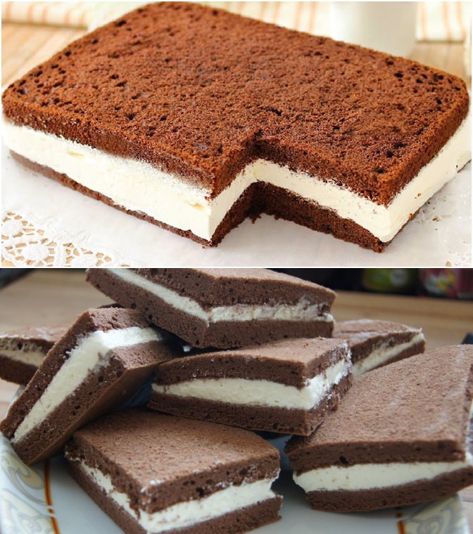 Milchschnittenkuchen – sehr einfach - rezepte - lecker rezepte
